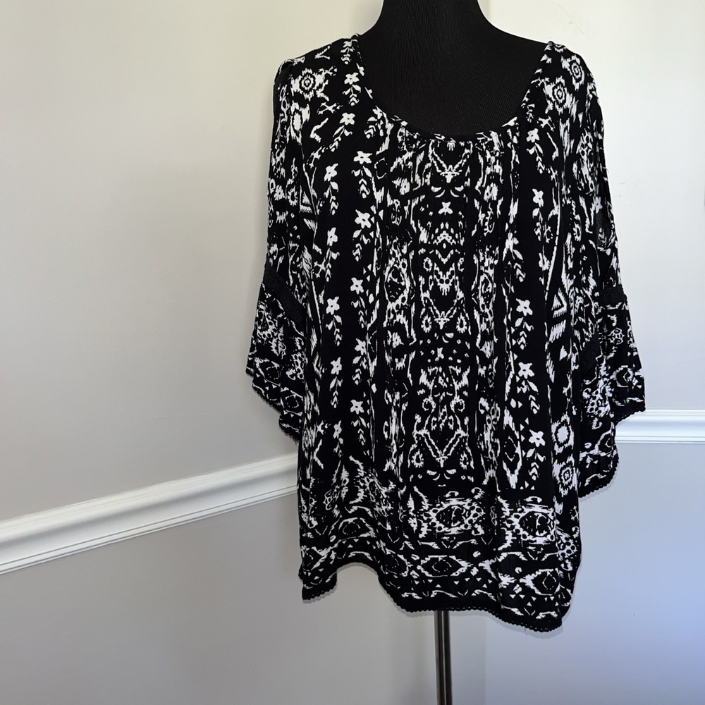 Bila Aztec Print Tunic Top Women's Size XXL‎